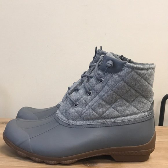 Sperry Syren Gulf Waterpr. Wool Quilt Lace Up Boot - Picture 3 of 8
